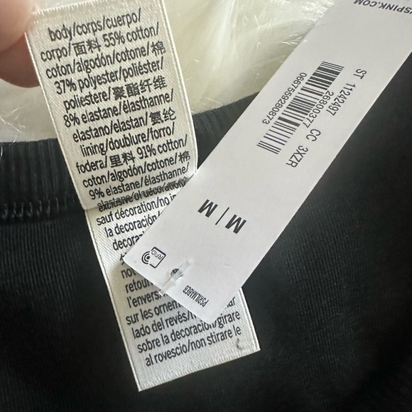 NWT 🖤 VS PINK High Neck Ribbed Tank - Picture 6 of 7